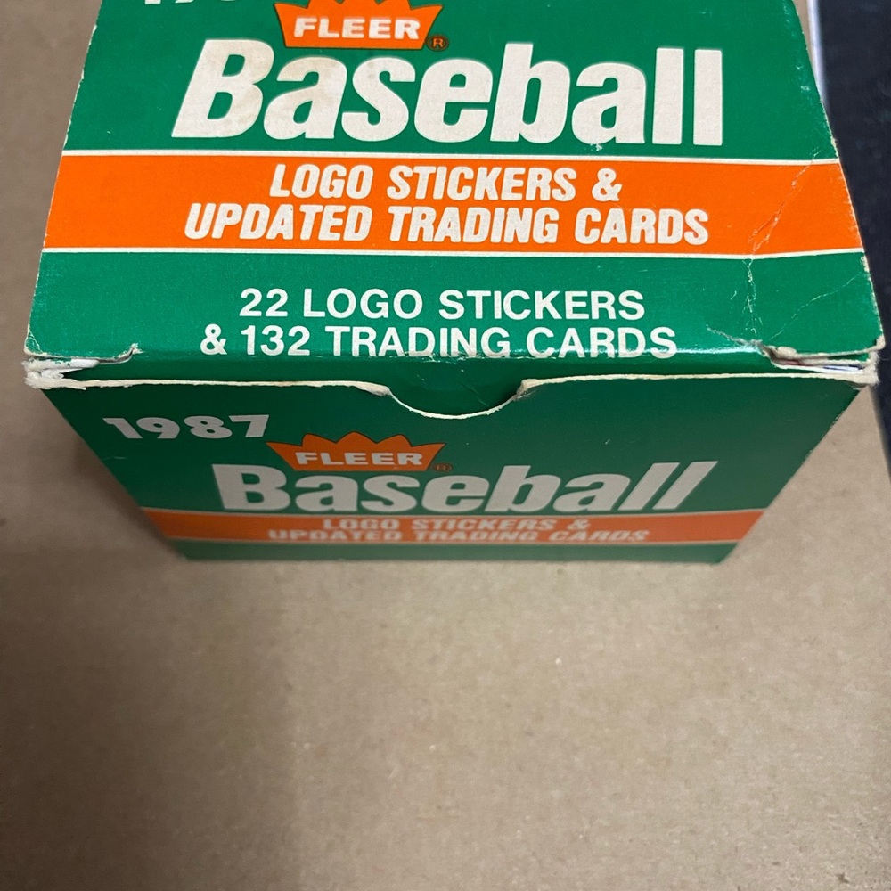 1987 Fleer Update Baseball Trading Card Set